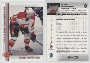 2000-01 ITG Be A Player Memorabilia Ruby /200 Oleg Saprykin #228