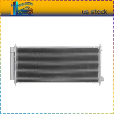 3593 A/C Condenser Core For 2007-2008 Honda Fit 1.5L L4 Aluminum Parallel Flow Foto 1 de 4