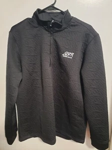 Pullover Adidas DWR 1/4 Cremallera Negro Para Hombre Mediano HZ0436 50º Anual Pro AM  - Imagen 1 de 6