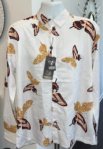 Camisa LS $62 Para Hombre Barroca Dorada, 2 Estilos/2 Tallas, Pequeña y Mediana - Imagen 1 de 15