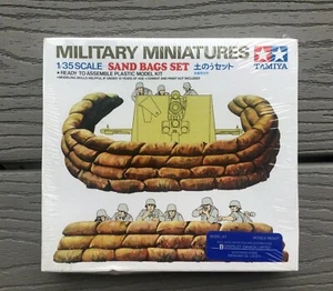 TAMIYA 1/35 WW I OR WW II SAND BAG SET PLASTIC MODEL KIT ITEM 35025 F/S - Picture 1 of 3
