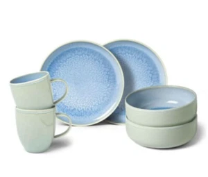 Villeroy & Boch Crafted Blueberry 6-tlg. Frühstücksset türkis - Bild 1 von 1