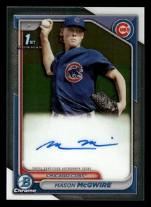 2024 Bowman Chrome MASON MCGWIRE PROSPECT AUTO 1ST #CPA-MM - Picture 1 of 2