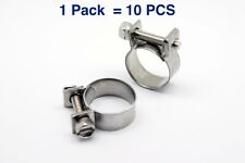 Stainless Mini Hose Clamp for Fuel Pipe Tube Plumping 6-8mm / 0.24-0.31inch