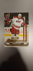 2015-16 Upper Deck UD Canvas Young Guns Jaccob Slavin #C231 Rookie RC - Picture 1 of 2