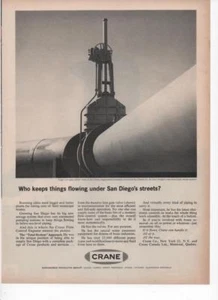 Crane Engineered Products Group San Diego Street Vintage Print Ad TIME June 1963 - Picture 1 of 1
