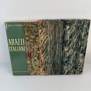 Arazzi Italiani by M. Viale ferrero 1961 1st Ed. Vintage Italain HB Slipcase Art - Picture 1 of 24