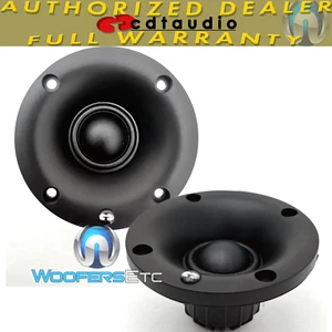 CDT AUDIO HSD-1WG 3.26" HORN SOFT DOME TWEETERS CAR AUDIO 4-OHM SPEAKERS NEW - Picture 1 of 5