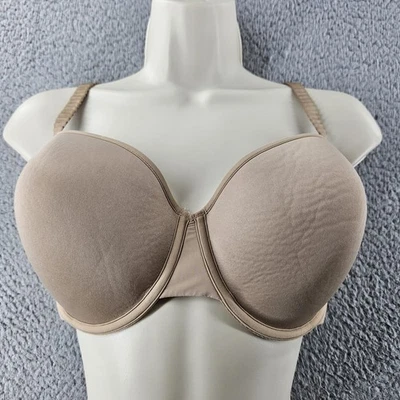 Sujetador ThirdLove para mujer 34F beige 24 7 camiseta clásica con aros correas ajustables Foto 1 de 4