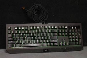 Razor Blackwidow Ultimate 2016 Edition Mechanical Gaming Keyboard RZ030170 Works - Picture 1 of 7