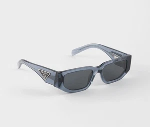 Prada Sunglasses with Triangle logo SPR-09Z Slate Gray Current Style $560 - Picture 1 of 7