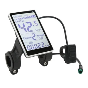 LCD Display 24V 36V 48V 60V 5 Pin E Scooter M5 LCD Panel Screen for 31.8 22.2... - Photo 1/9