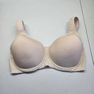 Sujetador Wacoal Mujer 36DD Beige Camiseta Con Aros Correa Ajustable Convertible Foto 1 de 4
