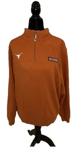 UT Longhorns Vineyards Vines Martha’s Vineyard High Neck Long Sleeve Pullover - Picture 1 of 12