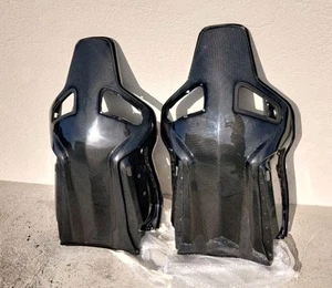 Glossy carbon fiber seat Hard Back Fit for Recaro Sportster CS Sport - Picture 1 of 9