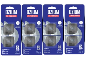 Ozium Membran Auto Lüftungsclip AC Lufterfrischer Geruchsbeseitiger - 8 Clips Neu Auto - Bild 1 von 9