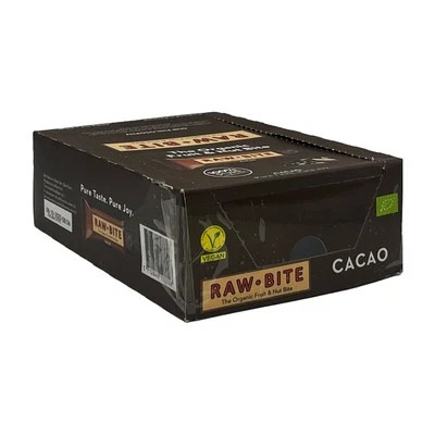 Rawbite Cacao Riegel 12x 50g Kiste  - Bild 1 von 2