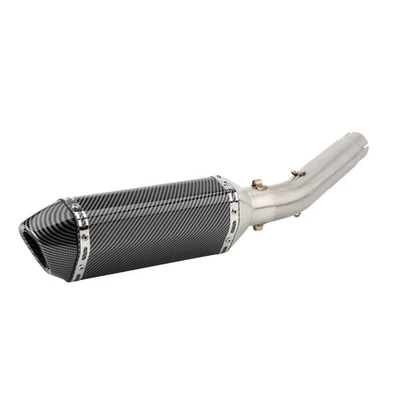 For Yamaha YZF600R Thundercat 1995-2007 Exhaust Pipe With Mid Link Pipe Slip-on - Image 1 of 4