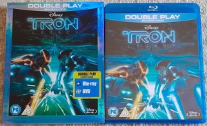 TRON LEGACY BLU-RAY + SLIP COVER DISNEY JEFF BRIDGES  - Picture 1 of 2