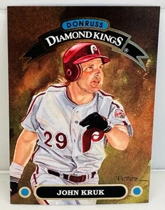1991 Donruss Diamond Kings John Kruk DK-12 - Picture 1 of 2