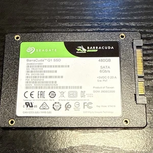 Unidad de estado sólido SSD SATA Seagate BarraCuda Q1 480 GB 2,5" - Probada funcionando - Imagen 1 de 2