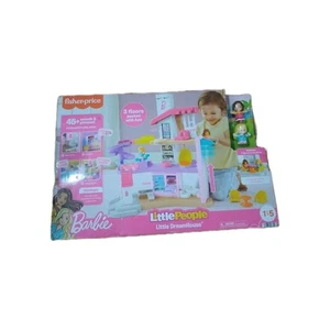 Fisher-Price Little People Barbie Little Dreamhouse interaktives Spielset Geschenk Spielzeug - Bild 1 von 5