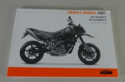 Istruzioni D'Uso / Proprietario´S Manualemanuel KTM 950 Supermoto Anno Modello - Immagine 1 di 4