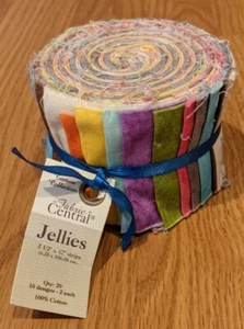 Neu Stoff Zentral Gelees Stoff Rolle Streifen - Bild 1 von 5