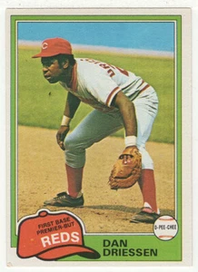 Dan Driessen - Cincinnati Reds - 1981 O-Pee-Chee Baseball Card # 14 NM - Picture 1 of 1