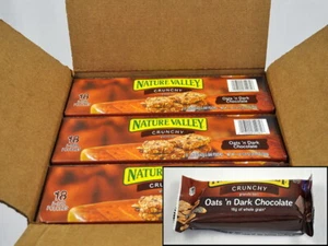Nature Valley Tavoletta di Granola al Cioccolato Fondente, Scatola di Dimensioni Bulk (1,49 Oz, Confezione da 6) - Foto 1 di 1