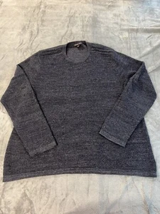 Michael Kors Sweater Men’s Size 2XL Crewneck Textured Knitted Gray - Picture 1 of 7