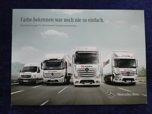 Mercedes Benz DB Schenker Transportunternehmer Prospekt 9.2014 - Picture 1 of 5