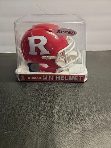 RUTGERS  - Riddell Speed Mini Helmet/NIB Cover