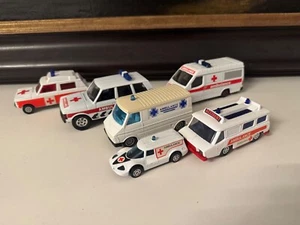 Corgi Ambulance Lot Mixed Scales Diecast Emergency Fire - Picture 1 of 10