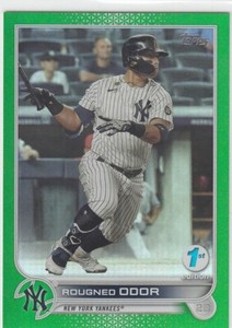 ROUGNED ODOR /150 TOPPS 1ST FIRST EDITION GREEN FOIL NEW YORK YANKEES #5 2022 22