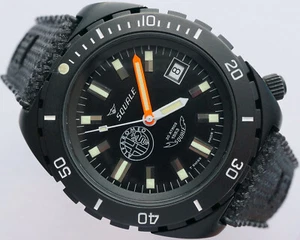 Alfa Romeo Quadrifoglio Squale 1553 Classic Diver Car Accessory Swiss Made Watch - Picture 1 of 23