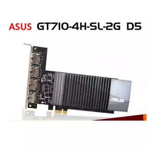 ASUS NVIDIA GeForce GT 710 2GB GDDR5 90YV0E60-M0NA00 Graphics Card GPU Desktop - Picture 1 of 6