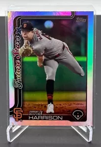 2025 Topps Series 1 Kyle Harrison FS Rainbow Foil Giants - Picture 1 of 3