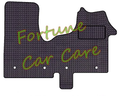 PARA RENAULT TRAFFIC / VAUXHALL VIVARO 2014-EN ALFOMBRILLAS DE GOMA A MEDIDA en 3 mm y 5 mm Foto 1 de 4