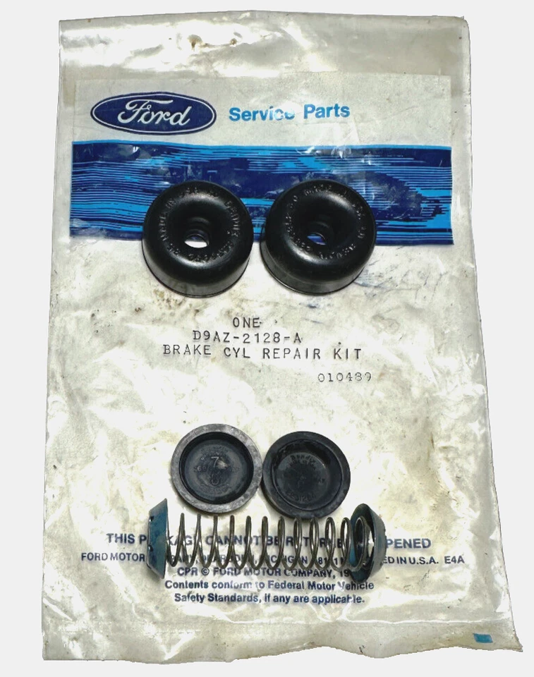 Kit de reparo de cilindro de roda de freio a tambor Ford 7/8" genuíno NOS D9AZ-2128-A - Imagem 1 de 1