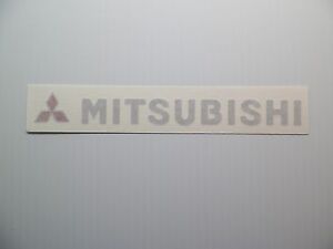 New 93-99 Mitsubishi Rear Logo Flat Badge Decal Eclipse Mirage FTO GS-T GSX GS