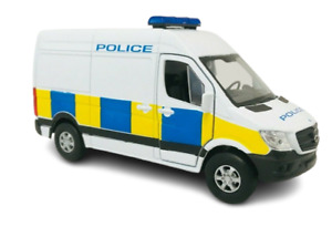 POLICE SPRINTER VAN Toy Car boy girl dad 11cm die cast model Police Van Model.