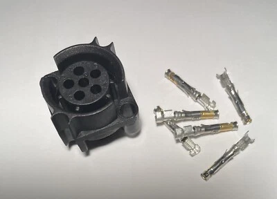 New BATTAXX US-Made BA5590 BB2590 Female Connector with 6 Crimp Pins Ships Fast! - Image 1 of 2