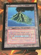 Volcanic Island Limited Edition Beta Extremely Clean With Minor Water Damage