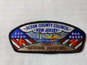 New Jersey JSP Ocean County Council 1989 come nuovo bordo nero - Foto 1 di 1
