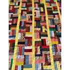 Unfinished Handmade Quilt 58" x 82"