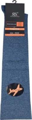 Stützkniestrümpfe jeans blue RS Harmony  60 % Baumwolle Reise Flug neu - Bild 1 von 4