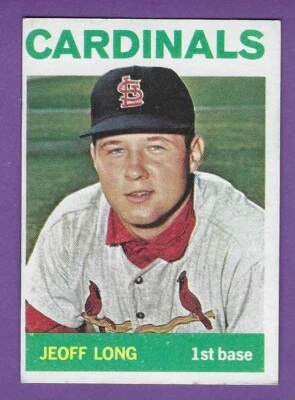 1964 Topps - #497  Jeoff Long - St. Louis Cardinals - ExMt         (hs) - Image 1 of 2