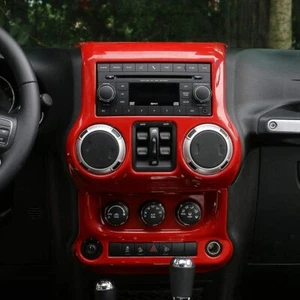 Air Conditioner Switch Panel Central Console Cover Trim for Jeep Wrangler JK 11+ - Picture 1 of 7