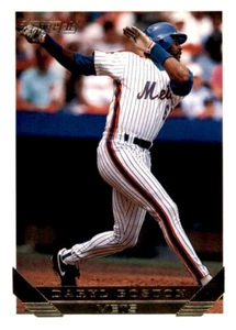 1993 Topps Gold Daryl Boston Foil MLB Insert PWE Mets #399 - Picture 1 of 2